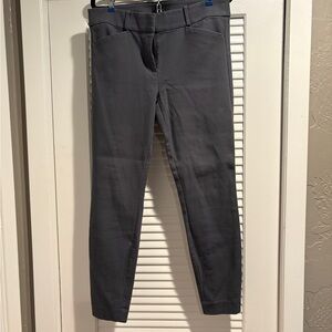 LOFT Navy Trousers - size 6 ankle